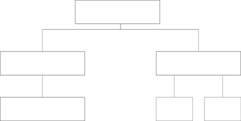 Spider diagram with outline rectangle vector icon