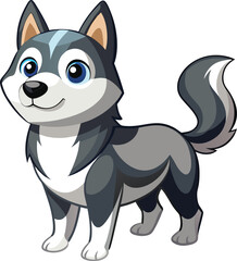 Black and White Cat Illustration Design