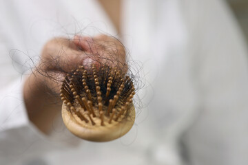 Women with hair loss dryness and frizziness