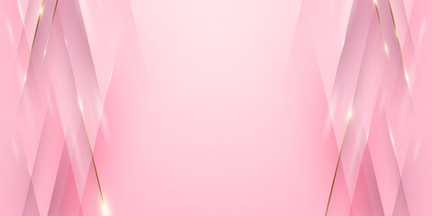 pink background design With luxurious effect elements Vector illustration