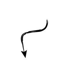 chalk arrow stroke