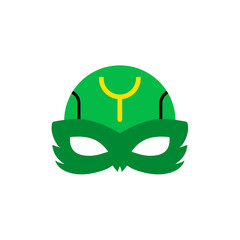 Vector super hero mask illustration 