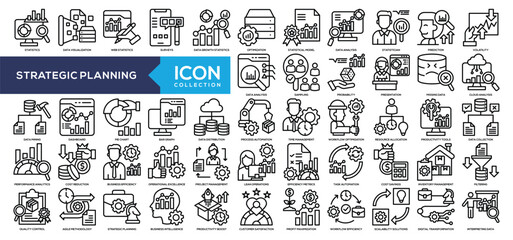 Strategic Planning Line Icon Collection