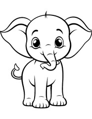 Obraz premium Black and white color pages