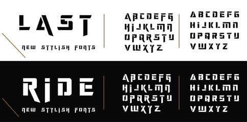 Last calligraphy alphabet small lettering a to z font family