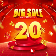 Big sale special offer background