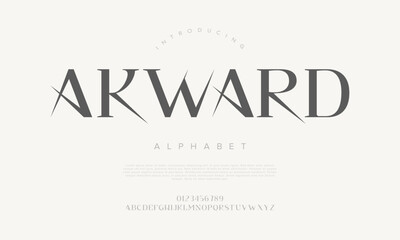Elegant display font with sharp edges and modern flair. Perfect for branding, titles, and editorial projects