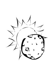 Mond und Sonne