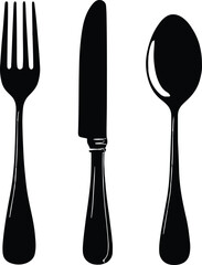 High quality photo of spoon And Fork Logo Vector Design.