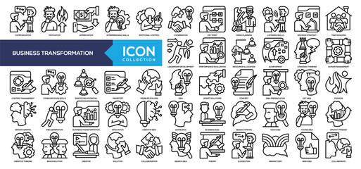 Line - Business Transformation Icon Collection