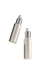 Two bottles of perfume are shown side by side