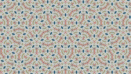 Digital seamless pattern background for fashion textile vector.
