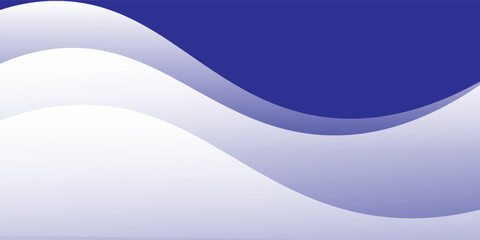 Blue and white business wave banner background. vector. Eps10