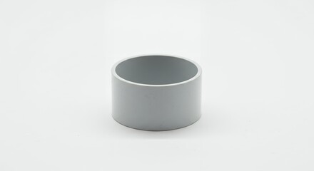 Light gray cylindrical plastic object