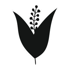 vector illustration of an abstract leaf