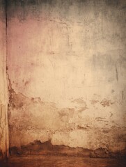 Distressed Wall Texture: Rustic Brown and Beige Hues