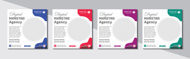 Social Media Post and agency banner
