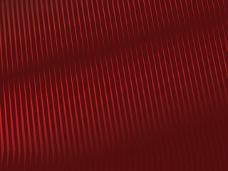Abstract red geometric lines on red background. Modern shiny gradient red futuristic pattern. Futuristic technology concept, suitable for cover, poster, banner, flyer, website, etc.	