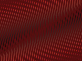 Abstract red geometric lines on red background. Modern shiny gradient red futuristic pattern. Futuristic technology concept, suitable for cover, poster, banner, flyer, website, etc.	