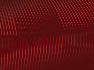 Abstract red geometric lines on red background. Modern shiny gradient red futuristic pattern. Futuristic technology concept, suitable for cover, poster, banner, flyer, website, etc.	