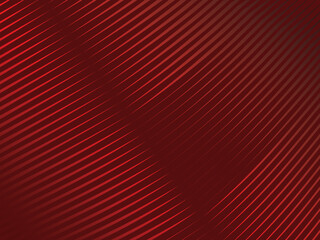 Abstract red geometric lines on red background. Modern shiny gradient red futuristic pattern. Futuristic technology concept, suitable for cover, poster, banner, flyer, website, etc.	