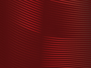 Abstract red geometric lines on red background. Modern shiny gradient red futuristic pattern. Futuristic technology concept, suitable for cover, poster, banner, flyer, website, etc.	