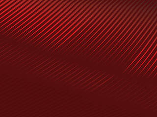 Abstract red geometric lines on red background. Modern shiny gradient red futuristic pattern. Futuristic technology concept, suitable for cover, poster, banner, flyer, website, etc.	