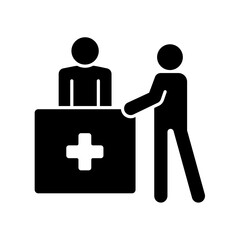 Icon a consultation, isolated against a clean background.