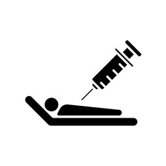 Icon a injection, isolated against a clean background.