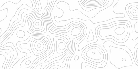 Abstract minimal The patter discovery vector topo map. creative discovery White wave grid stripe line map topography. vector geographic contour mounted map background.	