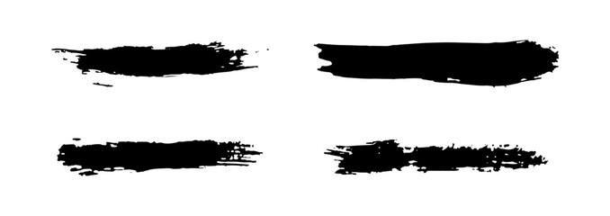 Brush the bundle stroke line on black colour