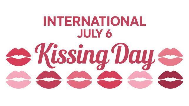 International Kissing Day isolated on transparent background, Generative ai. - Powered by Adobe