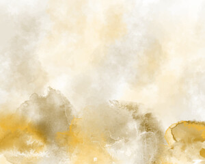 Abstract colorful watercolor for background. Digital art painting. For Watercolor wedding invitation card