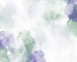 Abstract colorful watercolor for background. Digital art painting. For Watercolor wedding invitation card