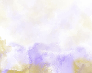 Abstract colorful watercolor for background. Digital art painting. For Watercolor wedding invitation card