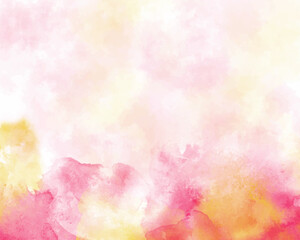 Abstract colorful watercolor for background. Digital art painting. For Watercolor wedding invitation card