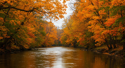 Fototapeta premium autumn in the forest