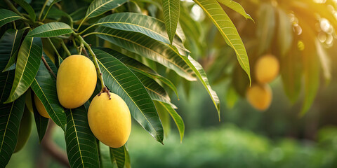 yellow mango plant