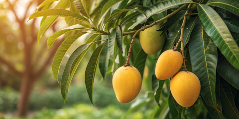 yellow mango plant