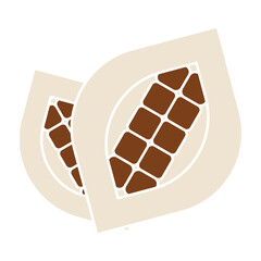 Happy chocolate day. Desserts and Sweet Food, Chocolates Icon Set