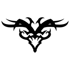 Tribal Fill Tattoo Ornamental Element