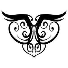 Tribal Fill Tattoo Ornamental Element