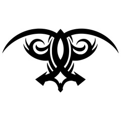 Tribal Fill Tattoo Ornamental Element