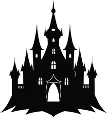 Fototapeta premium castle in the night