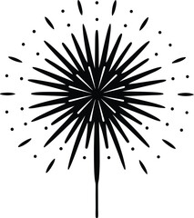 vector illustration of a fireworks