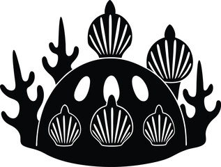 black and white easter eggs