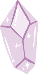 Sparkling Pastel Purple Crystal

