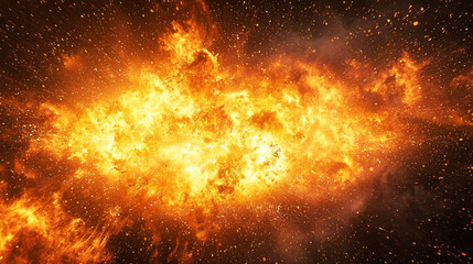 Obraz premium fire explosion background