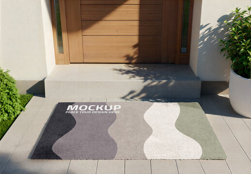 Door Mat Mockup