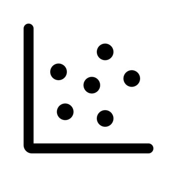 scatter plot glyph icon